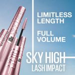 Maybelline Lash Sensational Sky High Washable Mascara Makeup, Volumizing, Lengthening, Defining, Curling, Multiplying, Buildable Formula, Blackest Black, 1 Count - Image 2